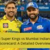 chennai super kings vs mumbai indians match scorecard