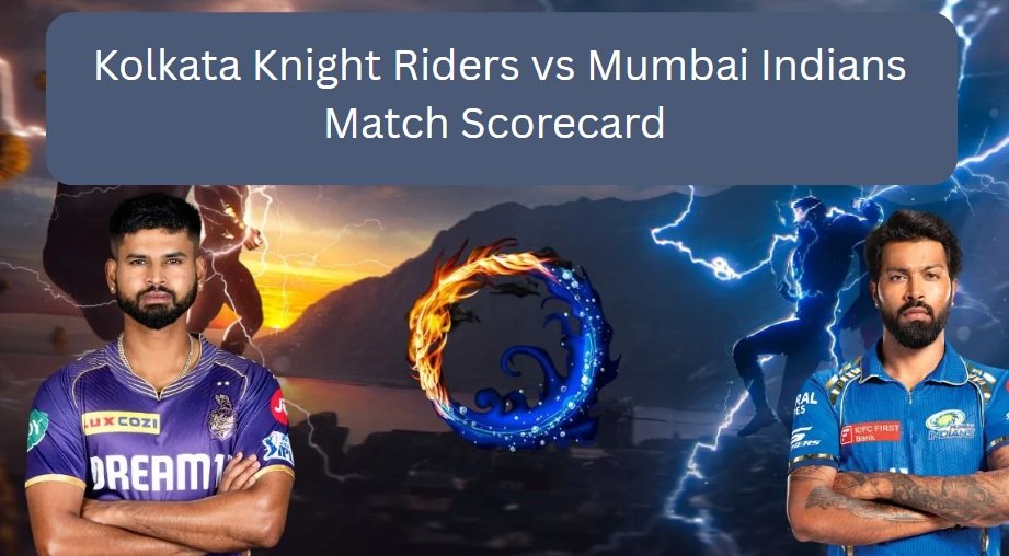 kolkata knight riders vs mumbai indians match scorecard