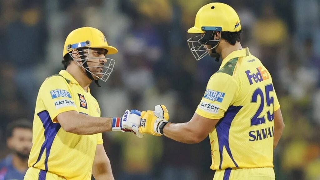 rajasthan royals vs chennai super kings match scorecard