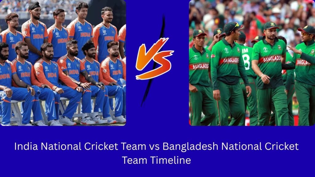 india national cricket team vs bangladesh national cricket team timeline