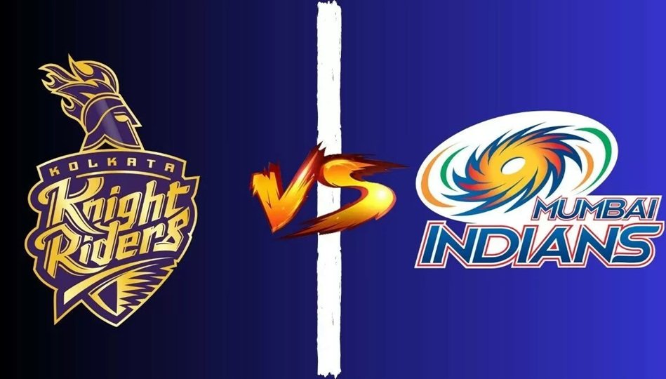 mumbai indians vs kolkata knight riders timeline