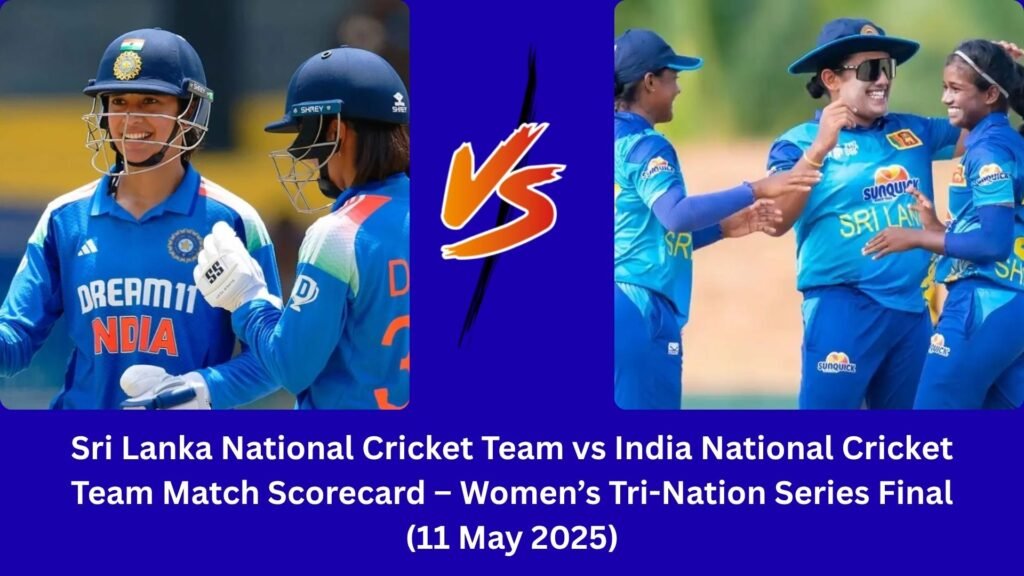 sri lanka national cricket team vs india national cricket team match scorecard