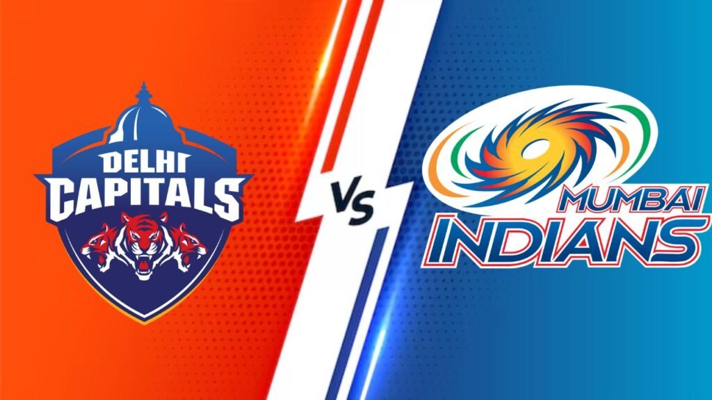 delhi capitals vs mumbai indians timeline