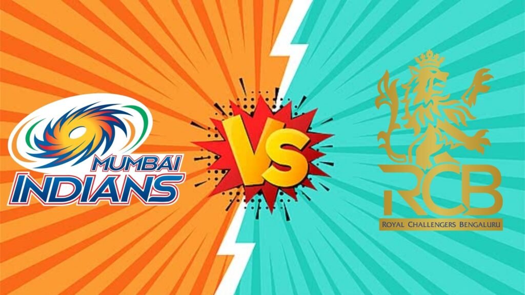 mumbai indians vs royal challengers bengaluru timeline