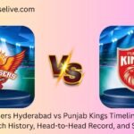 sunrisers hyderabad vs punjab kings timeline