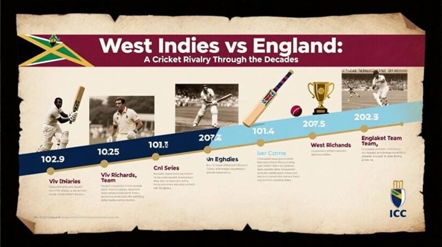 west indies cricket team vs england cricket team timeline