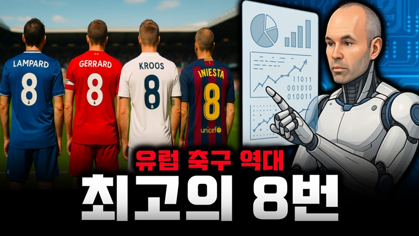 축구에서 8번 셔츠의 의미 – 최고의 8번 축구선수 레전드