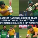 south africa national cricket team vs pakistan national cricket team timeline