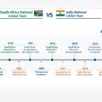 south africa national cricket team vs india national cricket team timeline