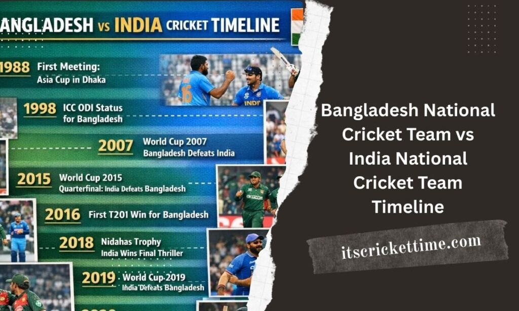 bangladesh national cricket team vs india national cricket team timeline