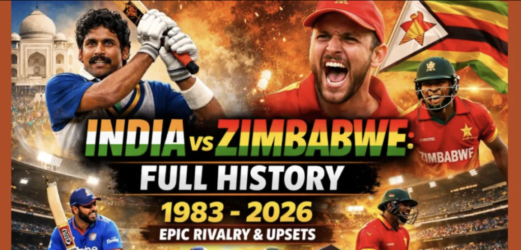 Zimbabwe National Cricket Team vs India National Cricket Team Timeline