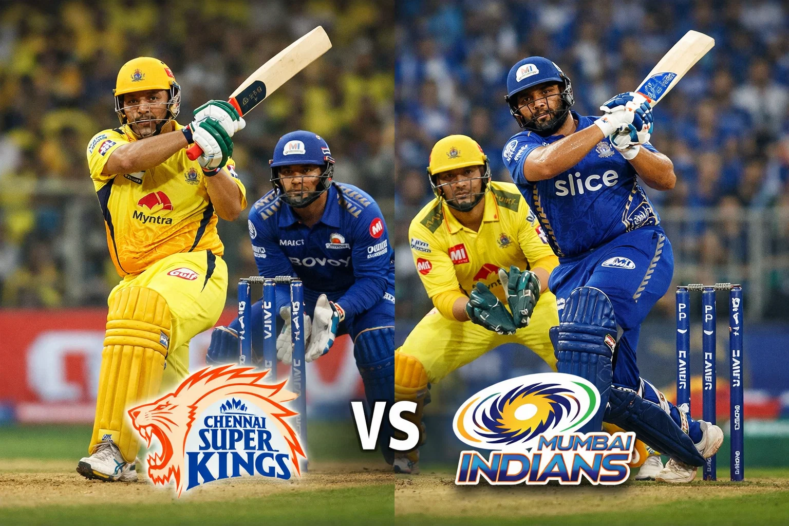 chennai super kings vs mumbai indians timeline