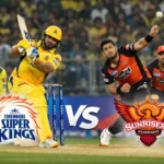 chennai super kings vs sunrisers hyderabad timeline